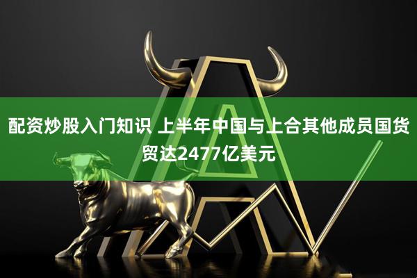 配资炒股入门知识 上半年中国与上合其他成员国货贸达2477亿美元