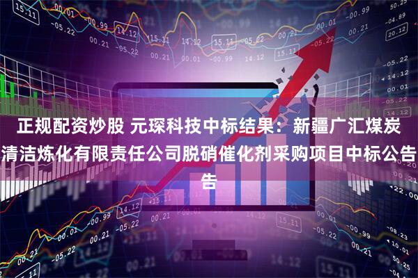 正规配资炒股 元琛科技中标结果：新疆广汇煤炭清洁炼化有限责任公司脱硝催化剂采购项目中标公告