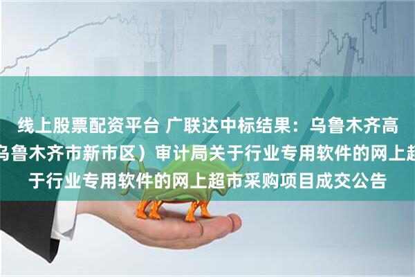 线上股票配资平台 广联达中标结果：乌鲁木齐高新技术产业开发区（乌鲁木齐市新市区）审计局关于行业专用软件的网上超市采购项目成交公告